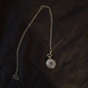 Long watch necklace